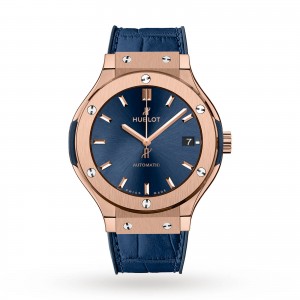 hublot classic fusion heren blauw 38mm horloge