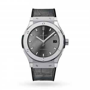 hublot classic fusion heren grijs 45mm horloge