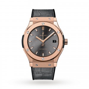 hublot classic fusion heren grijs 42mm horloge