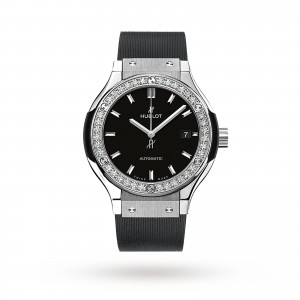 hublot classic fusion dames zwart 33mm horloge
