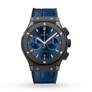 hublot classic fusion heren blauw 45mm horloge