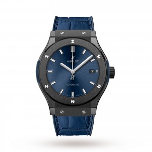 hublot classic fusion heren blauw 45mm horloge