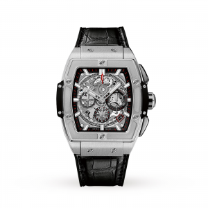hublot spirit of big bang heren zilver 42mm horloge