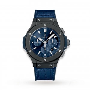 hublot big bang heren blauw 44mm horloge