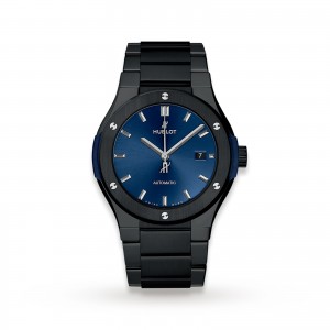 hublot classic fusion heren blauw 42mm horloge