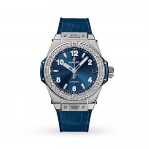 hublot big bang dames blauw 39mm horloge