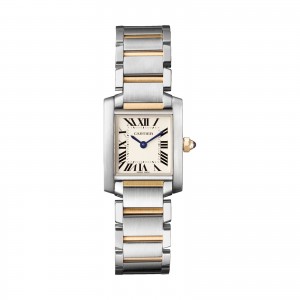 cartier tank française dames zilver 20mm horloge