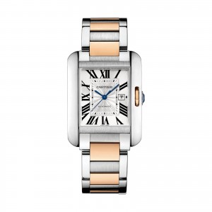cartier anglaise dames zilverkleurig 40mm horloge