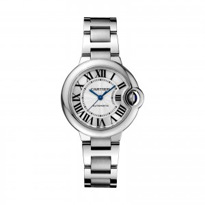 cartier ballon bleu dames zilver 33mm horloge