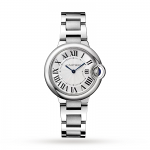 cartier ballon bleu dames zilver 33mm horloge