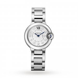 cartier ballon bleu dames zilver 28mm horloge