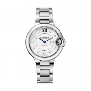 cartier ballon bleu dames zilver 33mm horloge