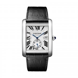 cartier tank mc heren zilver 34mm horloge