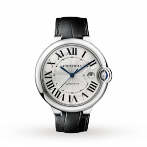 cartier ballon bleu heren zilver 42mm horloge