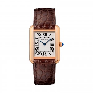 cartier tank solo dames zilver 24mm horloge