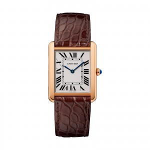 cartier tank solo dames zilver 35mm horloge