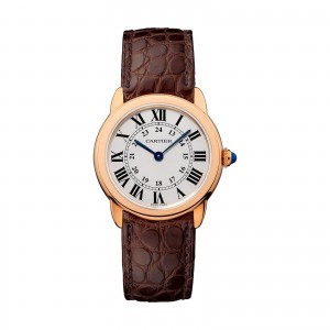 cartier ronde dames zilver 29mm horloge