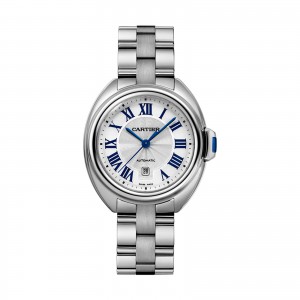 cartier clé de cartier dames zilver 31mm horloge