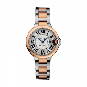 cartier ballon bleu dames zilver 33mm horloge