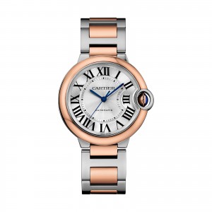 cartier ballon bleu dames zilver 36mm horloge