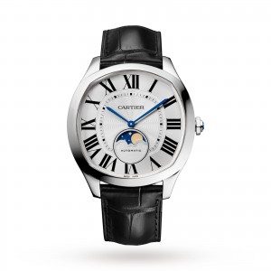 cartier drive heren zilver 41mm horloge