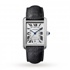 cartier tank solo heren zilver 42mm horloge
