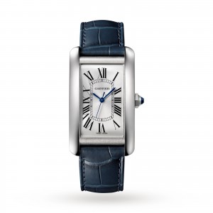 cartier tank américaine heren zilver 22mm horloge