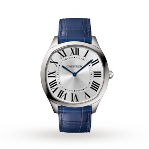 cartier drive heren zilver 38mm horloge