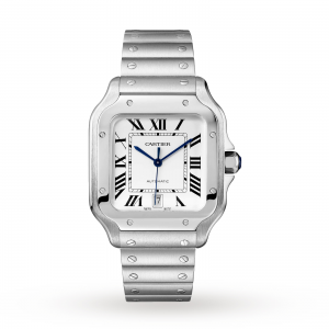 Cartier Santos heren zilver 40mm horloge