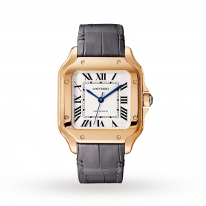 Cartier Santos heren zilver 35mm horloge