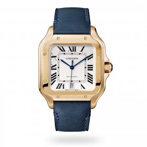 santos de cartier heren zilver 40mm horloge