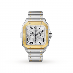 Cartier Santos heren zilver 43mm horloge