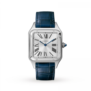 Cartier Santos Dumont heren zilver 31mm horloge