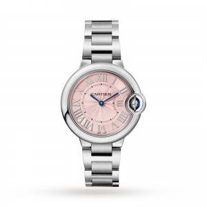 cartier ballon bleu dames roze 33mm horloge