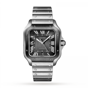 Cartier Santos heren grijs 40mm horloge