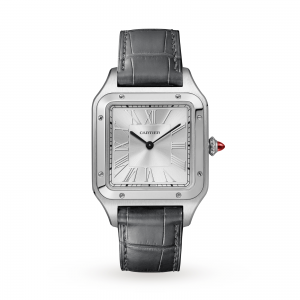 Cartier Santos-Dumont heren zilver 31mm horloge
