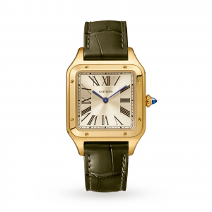 Cartier Santos-Dumont Heren champagne 31mm horloge