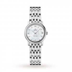 omega de ville dames parelmoer 24.4mm horloge
