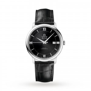 omega de ville heren zwart 39.5mm horloge