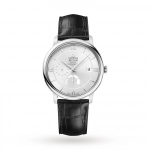 omega de ville heren zilver 39.5mm horloge