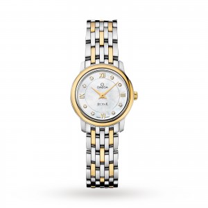 omega de ville dames parelmoer 24.4mm horloge
