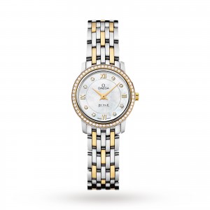 omega de ville dames parelmoer 24.4mm horloge
