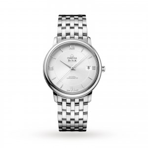 omega de ville heren zilver 36.8mm horloge