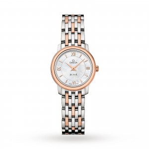 omega de ville dames parelmoer 24.4mm horloge
