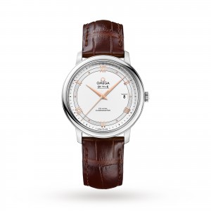 omega de ville heren zilver 39.5mm horloge