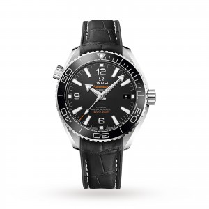 omega planet ocean heren zwart 39.5mm horloge