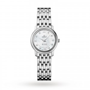 omega de ville dames zilver 24mm horloge