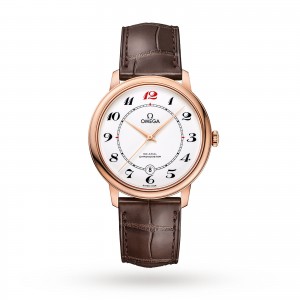 omega de ville heren wit 39.5mm horloge