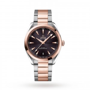 omega seamaster aqua terra heren bruin 41mm horloge