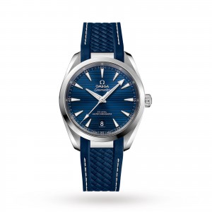omega seamaster aqua terra heren blauw 38mm horloge